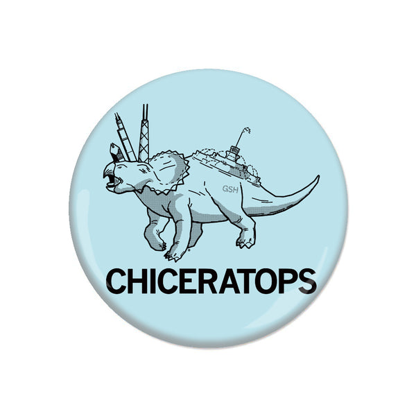 Chiceratops Button