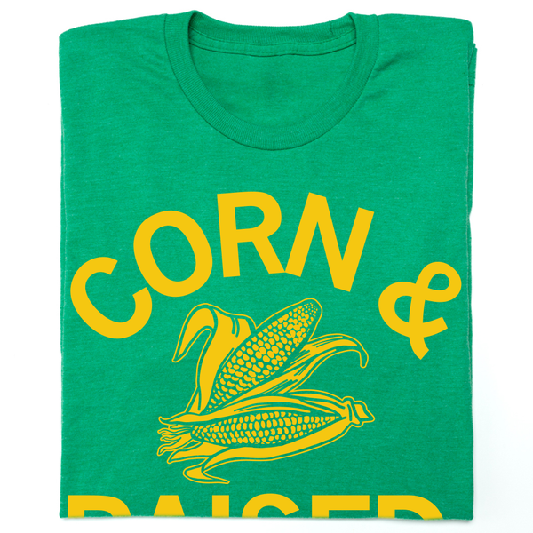Corn and raised t-shirt