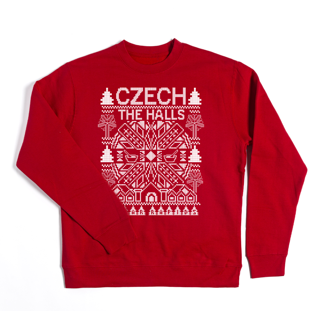 Czech The Halls Crew Sweatshirt