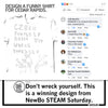 A social media post featuring a RAYGUN t-shirt design with a lion illustration and the text Czech yourself before you wreck yourself, with comments from users praising the design in the Czech Village.