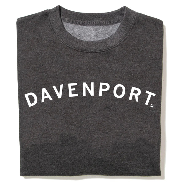Davenport Curved Logo Crew Sweatshirt