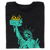 Lady Liberty Dumpster Fire
