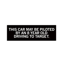 Driving To Target Bumper Sticker