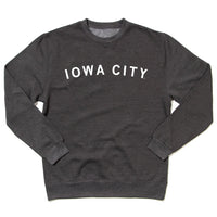 Iowa City Curved Logo Crew Sweatshirt