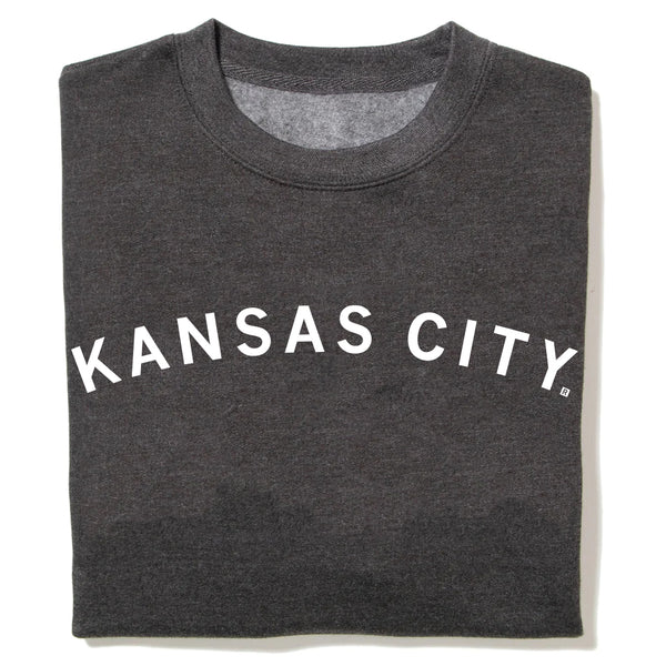 Kansas City Curved Logo Crew Sweatshirt