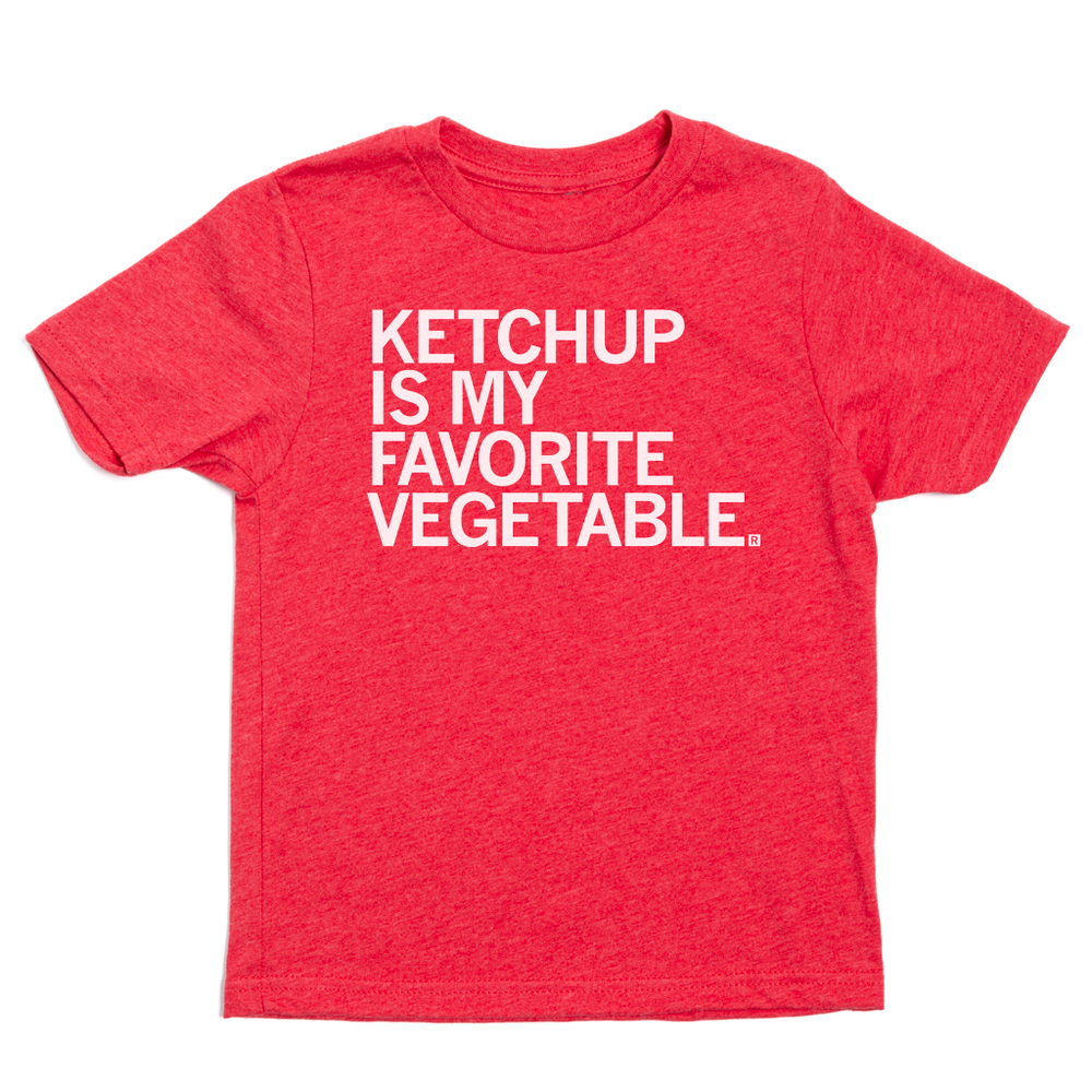 Ketchup Is My Favorite Vegetable Kids Shirt