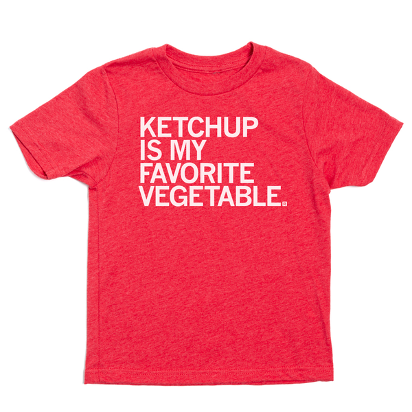 Ketchup Is My Favorite Vegetable Kids Shirt