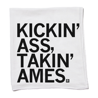 Kickin' Ass Takin' Ames Kitchen Towel