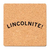 Lincolnite Cork Coaster