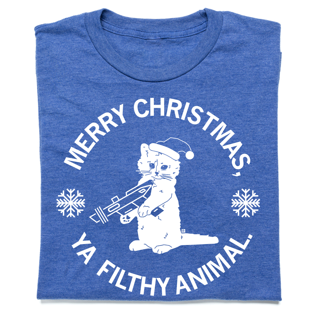 merry christmas ya filthy animal shirt australia