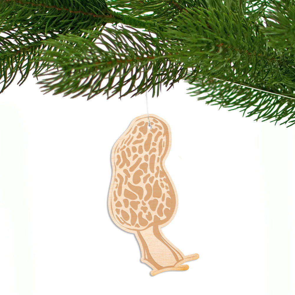 Morel Mushroom Ornament