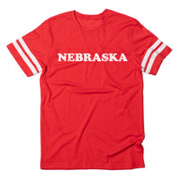 Nebraska 70's Text Jersey