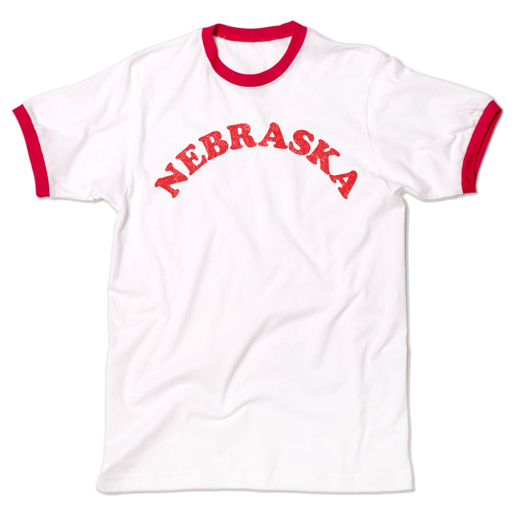 Nebraska Curved Logo Ringer