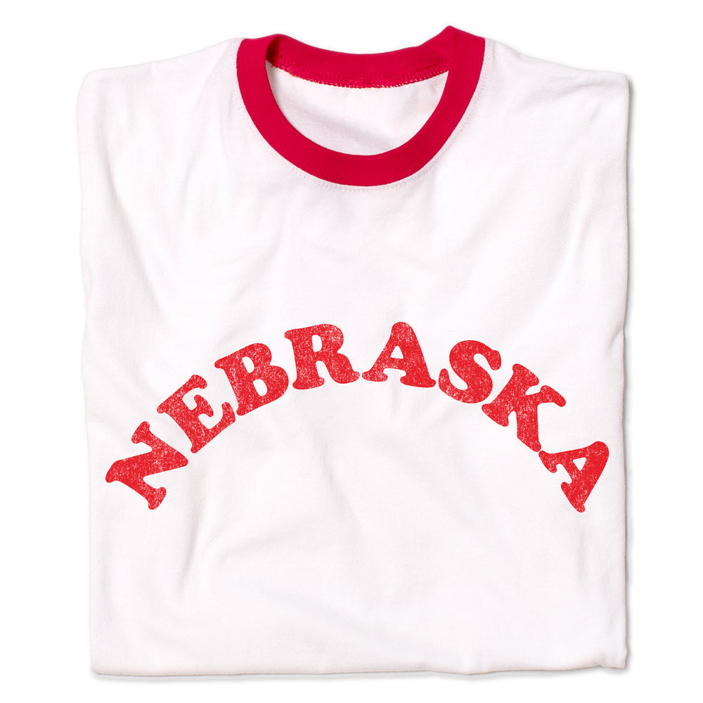 Nebraska Curved Logo Ringer