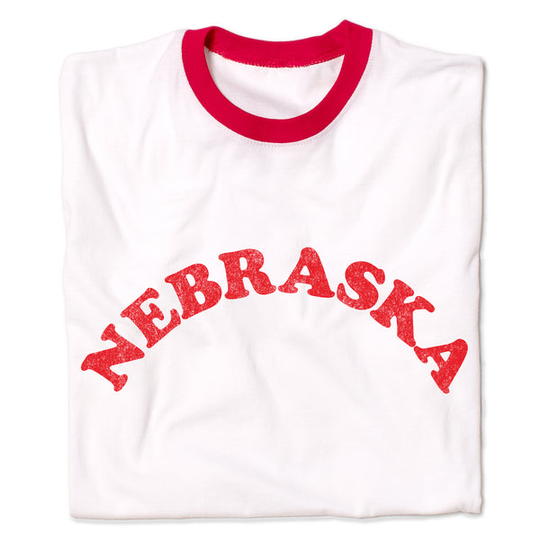 Nebraska Curved Logo Ringer