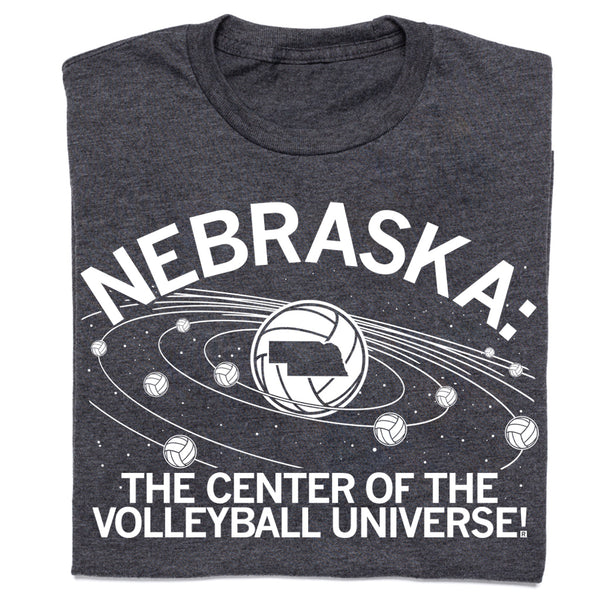 Nebraska: Volleyball Universe Charcoal
