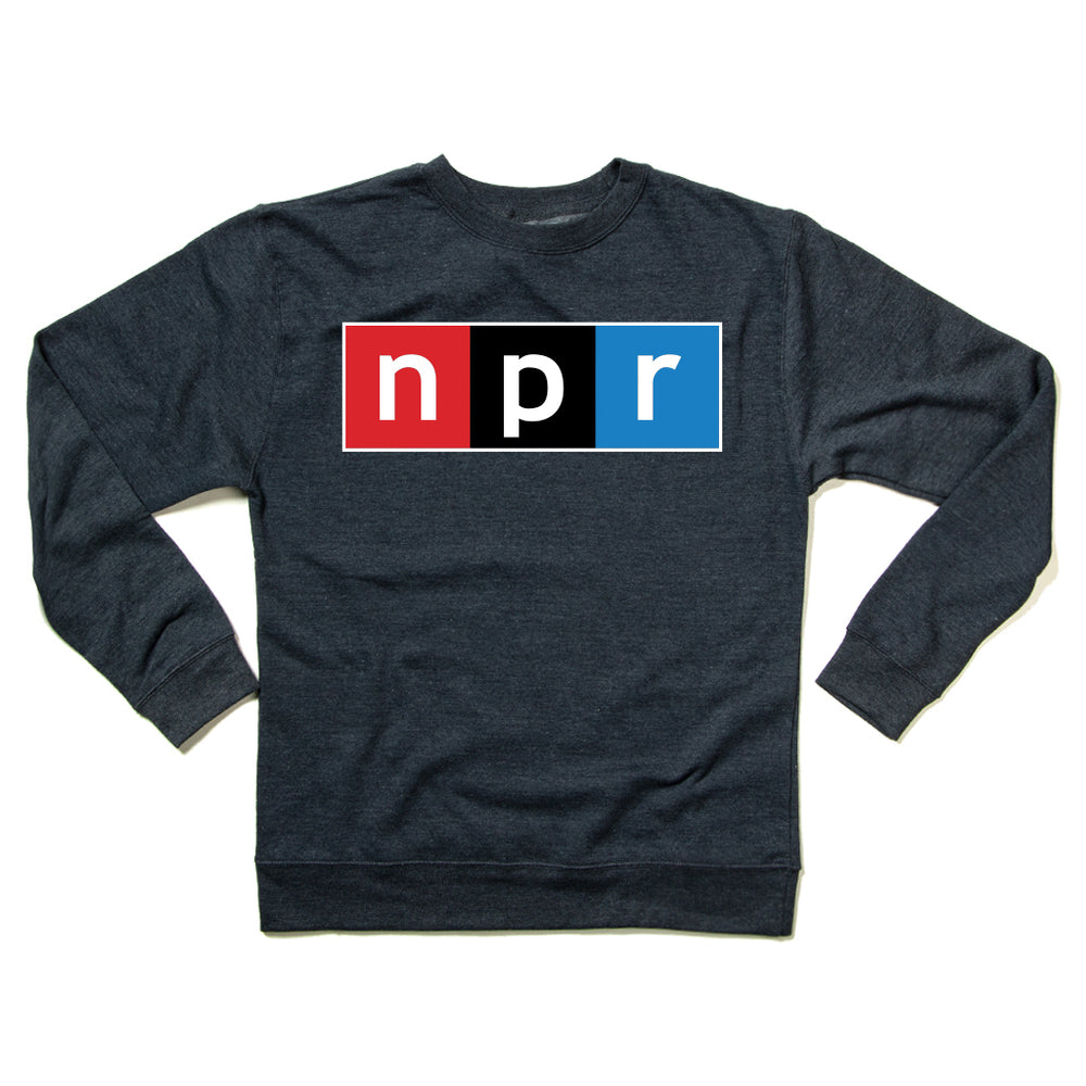 NPR Full Color Logo Navy Crew Sweatshirt