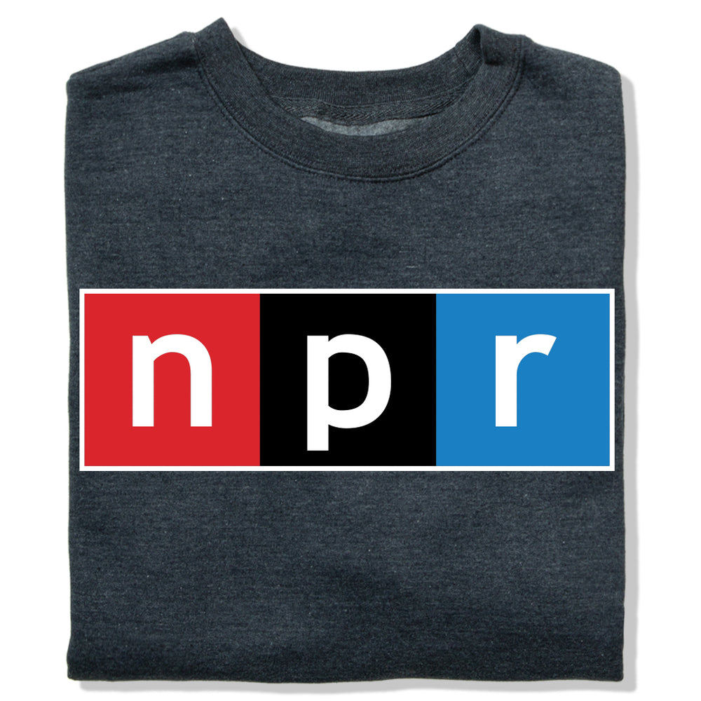 NPR Full Color Logo Navy Crew Sweatshirt