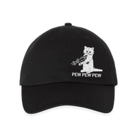 Pew Pew Pew Baseball Cap - Black