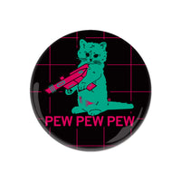 Pew Pew Pew Vaporwave Button
