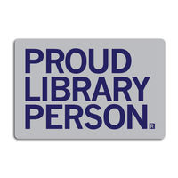 Proud Library Person Sticker