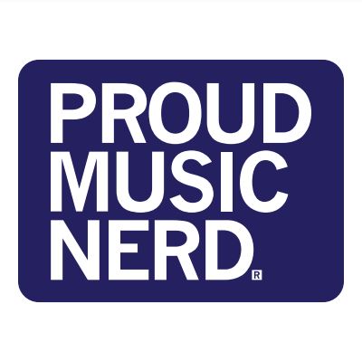 Proud Music Nerd Sticker