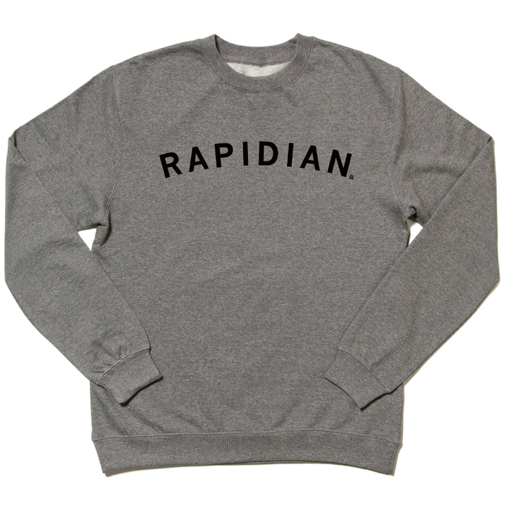 Rapidian Curved Logo Crew Sweatshirt