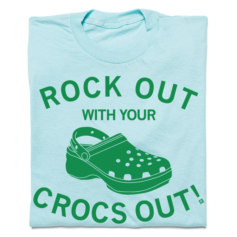 Rock Out Crocs Out T-Shirt – RAYGUN - Main Image