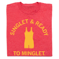 Singlet & Ready To Minglet Red & Gold