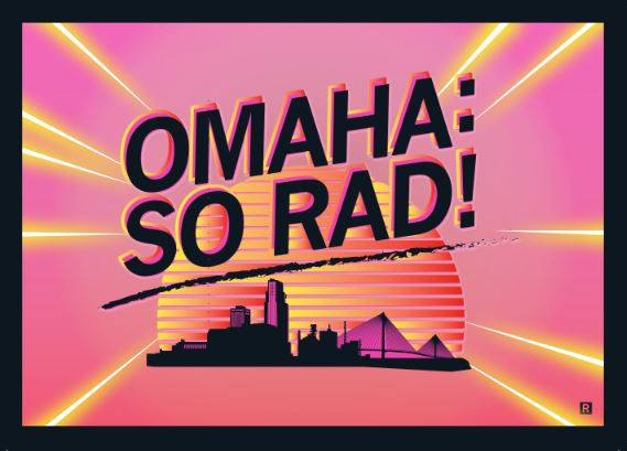 Omaha: So Rad Postcard