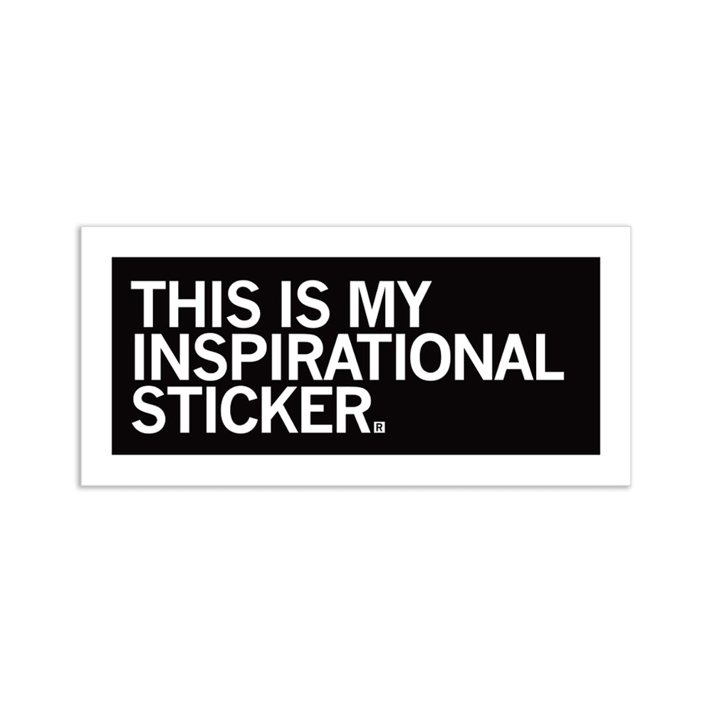 Inspirational Die-Cut Sticker