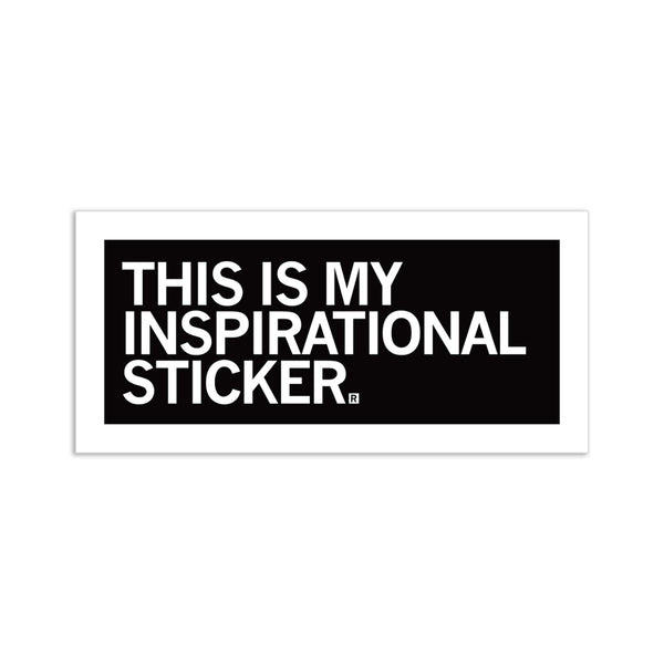 Inspirational Die-Cut Sticker