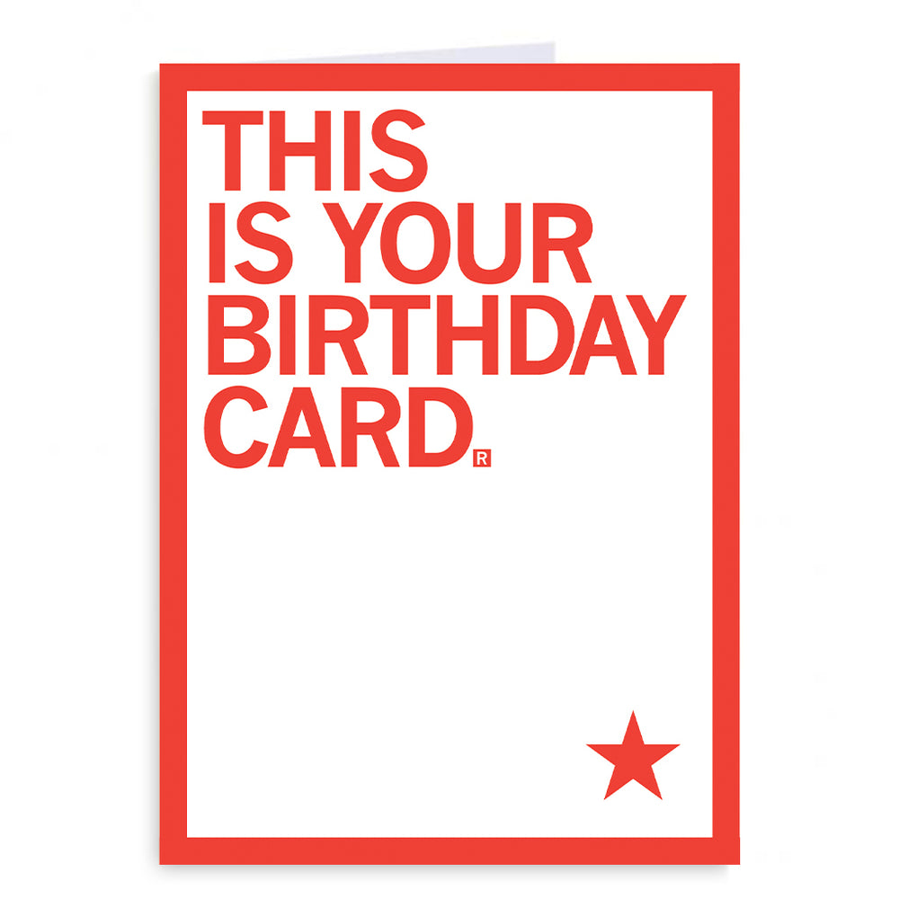 This Is Your Birthday Greeting Card