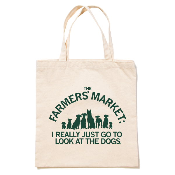 Farmers' Market Dogs Tote Bag