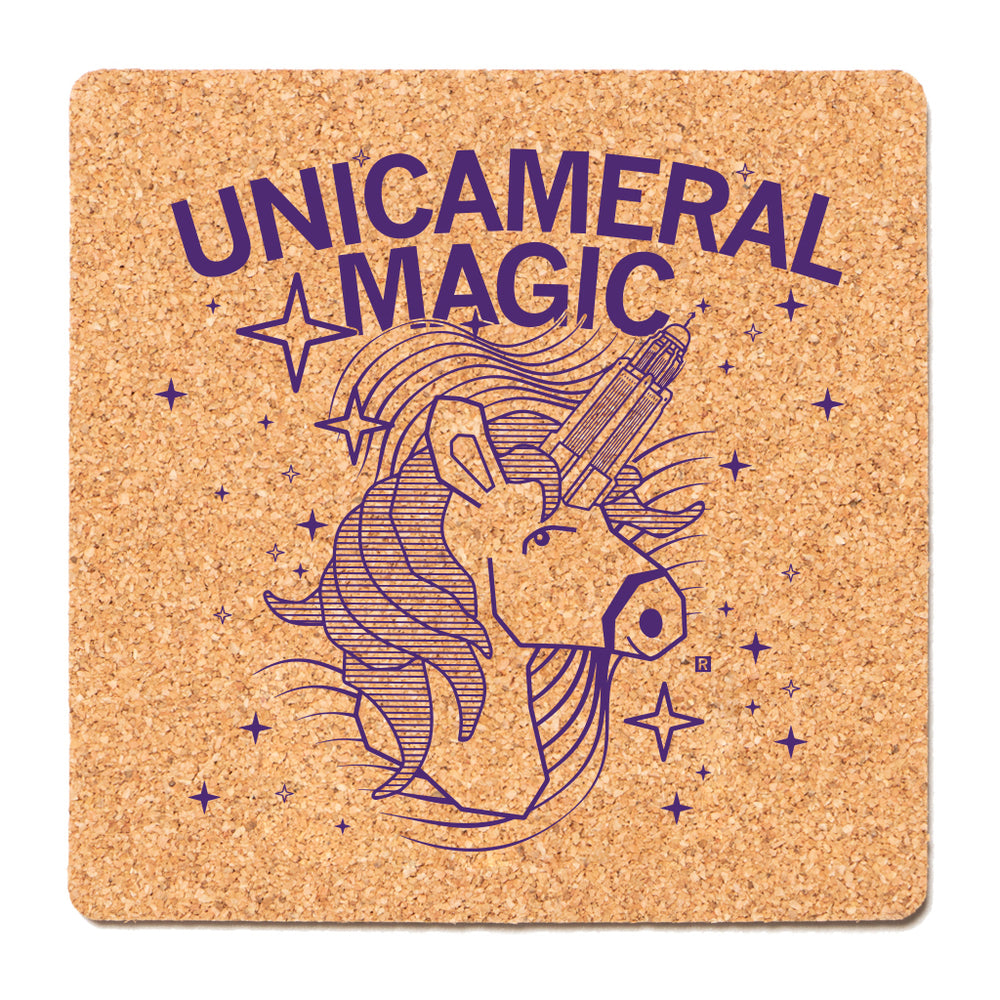 Unicameral Magic Cork Coaster