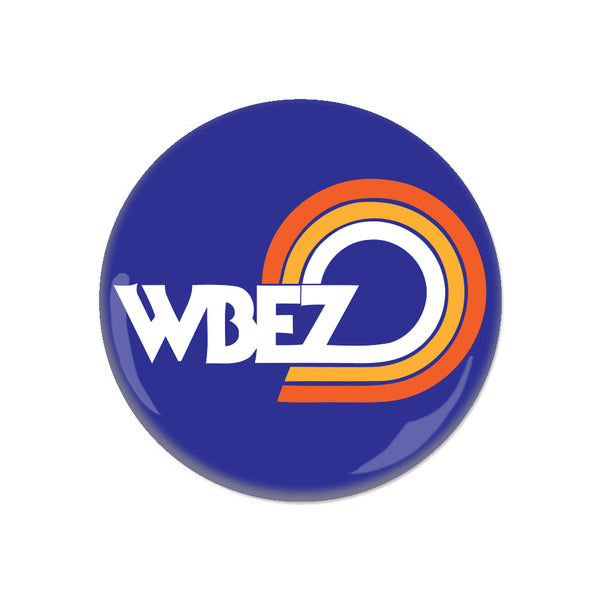 WBEZ Vintage Logo Blue Button