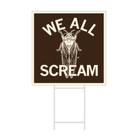 We All Scream Cicada Yard Sign