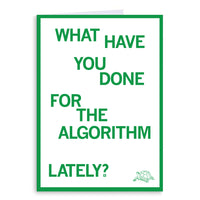 The Algorithm Greeting Card