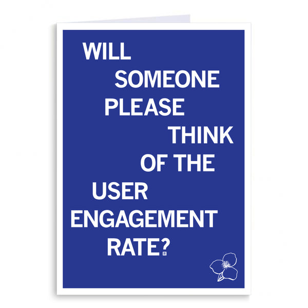 User Engagement Greeting Card