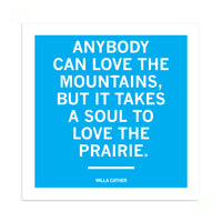 Willa Cather Quote Sticker
