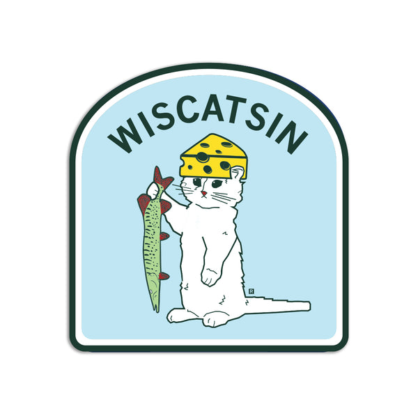 wisCATsin Die-Cut Sticker