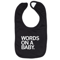 Words On A Baby Bib