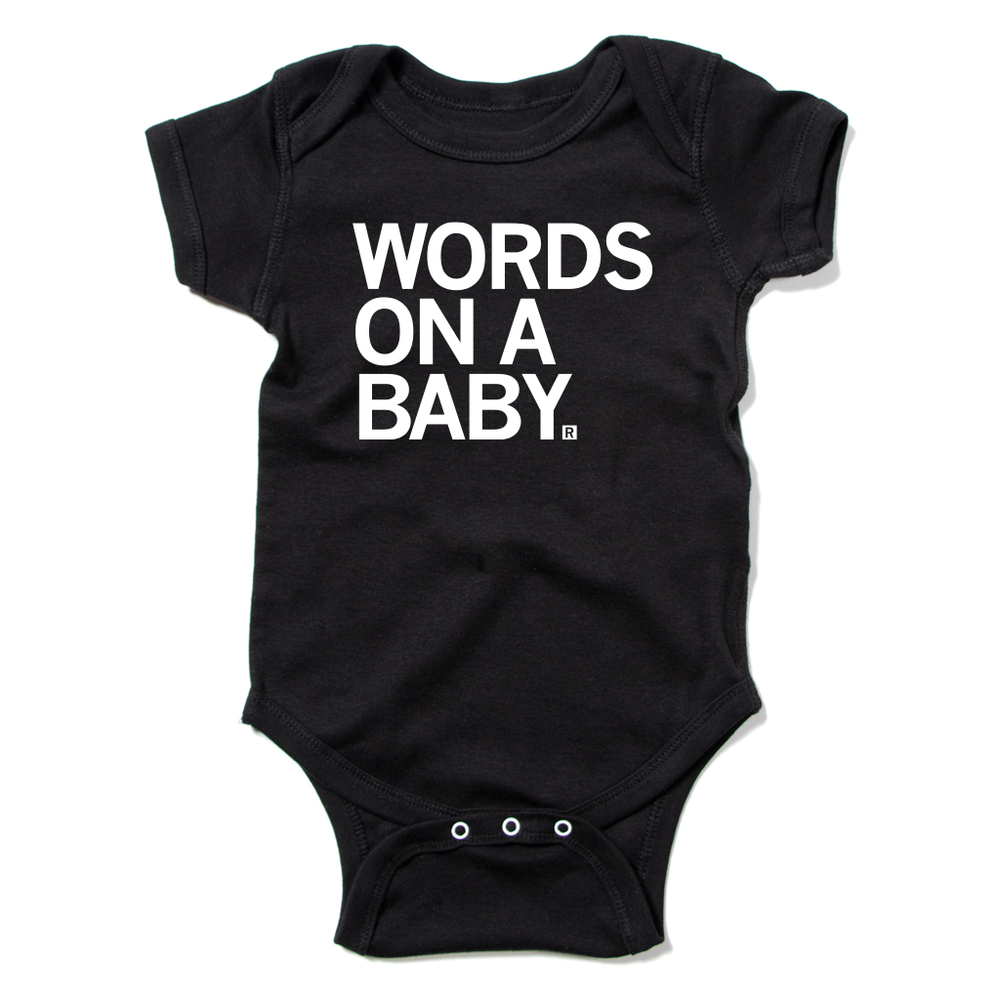 Words On A Baby Onesie
