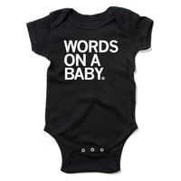 Words On A Baby Onesie