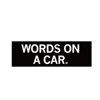 Words On A Car Bumper Sticker