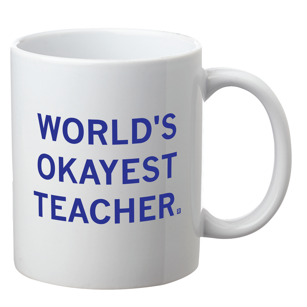 World's Okayest Teacher Mug  RAYGUN