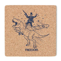 Freedom Cork Coaster