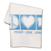 Peace Love Iowa Kitchen Towel