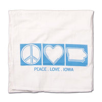 Peace Love Iowa Kitchen Towel