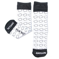 Iowa Outline Black & White Socks